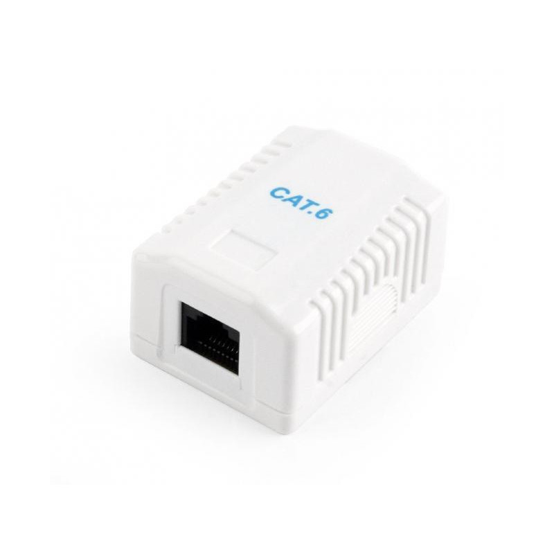Boîtier en saillie CAT6 blindé CableXpert avec 1 connexion NCAC-1U6-01