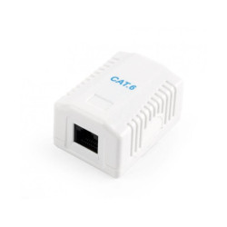 Boîtier en saillie CAT6 blindé CableXpert avec 1 connexion NCAC-1U6-01