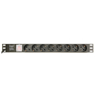 EnerGenie Adaptateur Multi prises PRO. 8 prises. 1U. 16A - EG-PDU-014-C14
