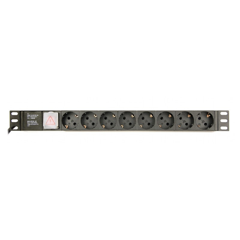 EnerGenie Adaptateur Multi prises PRO. 8 prises. 1U. 16A - EG-PDU-014-C14