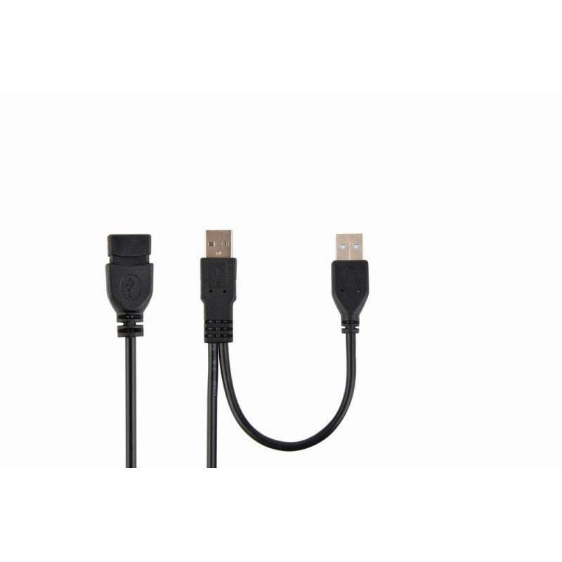 CableXpert Double USB 2.0 fiche A vers prise A 0.9 m CCP-USB22-AMAF-3 CableXpert Double USB 2.0 fiche A vers prise A 0.9 m CCP-USB22-AMAF-3