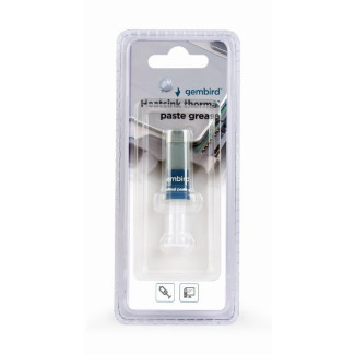 Gembird Graisse de pâte thermique de dissipateur thermique. poids de 3 g - TG-G3.0-01