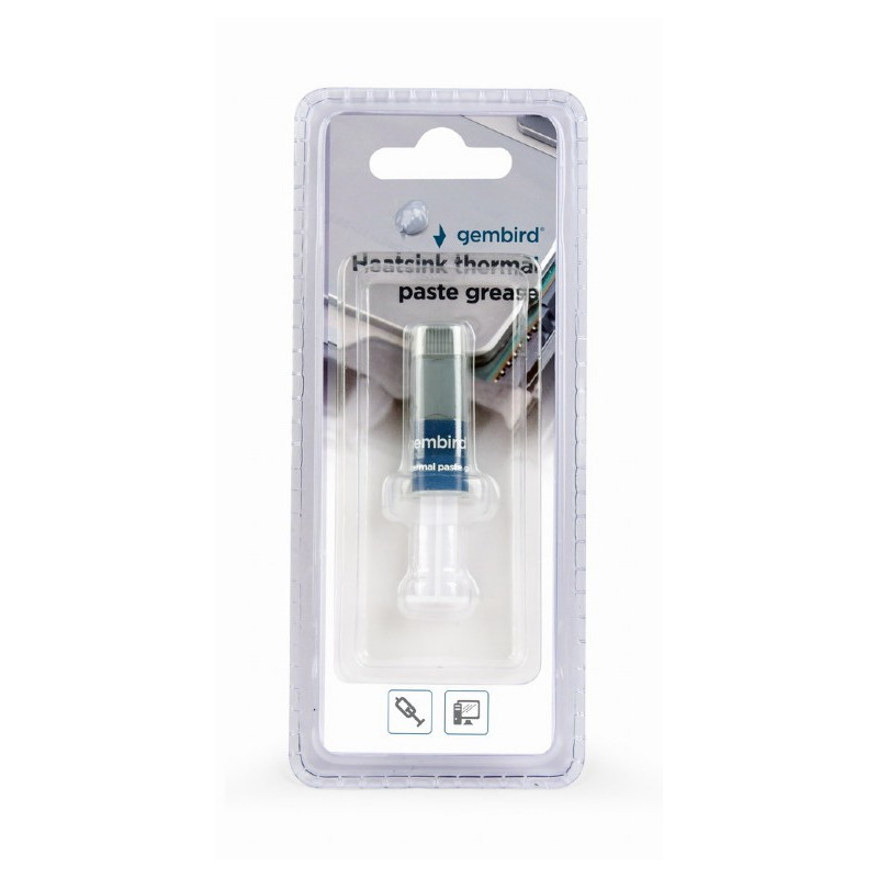 Gembird Graisse de pâte thermique de dissipateur thermique. poids de 3 g - TG-G3.0-01