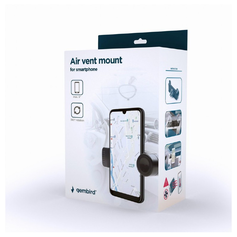 Gembird Support smartphone pour auto avec cou flexible TA-CHAV-02 Gembird Support smartphone pour auto avec cou flexible TA-CHAV-02