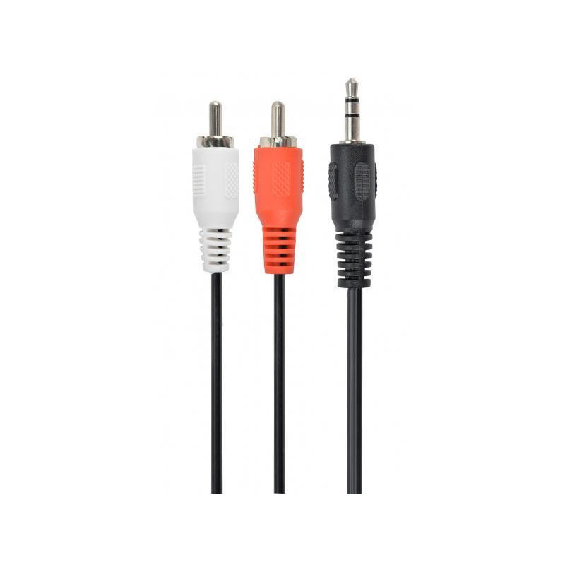 Câble CableXpert 3.5 mm stéréo vers fiche RCA 0.2 m CCA-458 / 0.2 Câble CableXpert 3.5 mm stéréo vers fiche RCA 0.2 m CCA-458 / 0.2