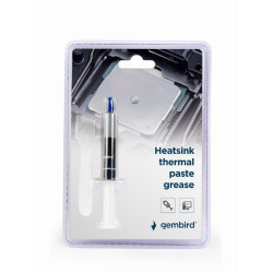 Gembird Graisse de pâte thermique de dissipateur thermique. poids 1.5 g - TG-G1.5-01