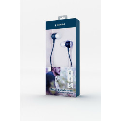Gembird casque intra-auriculaire avec micro noir MHS-EP-001