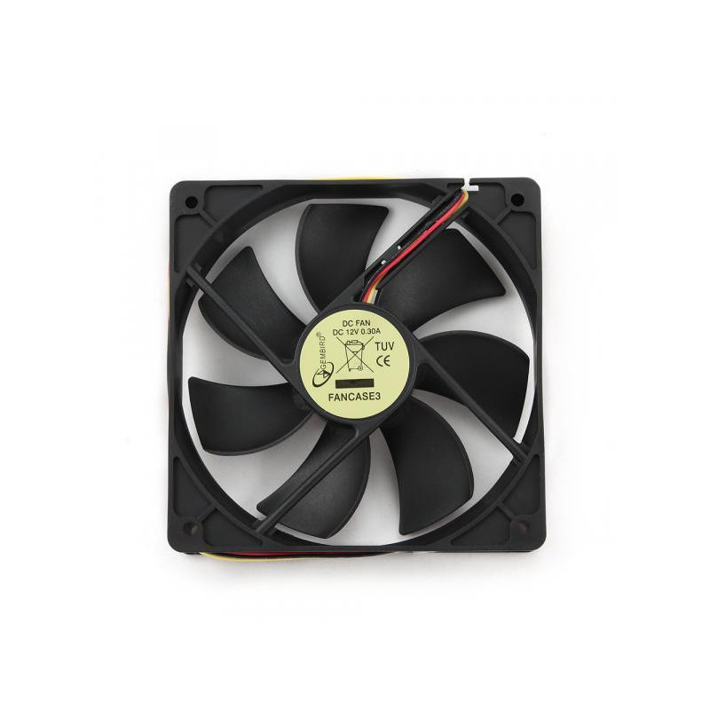 Gembird Ventilateur de boîtier PC de 120 mm. roulement à billes - FANCASE3 Gembird Ventilateur de boîtier PC de 120 mm. roulement à billes - FANCASE3