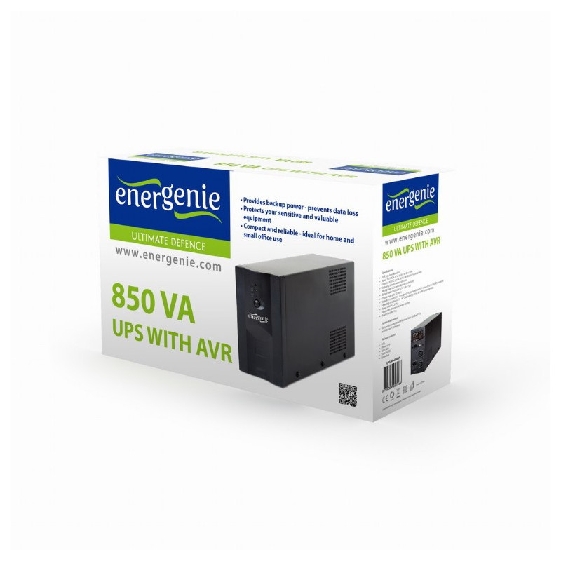 EnerGenie Onduleur 850VA avec AVR. avancé UPS-PC-850AP EnerGenie Onduleur 850VA avec AVR. avancé UPS-PC-850AP