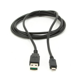 CableXpert Câble USB 2.0 AM vers Micro-USB double face 0.3 m CC-mUSB2D-1M