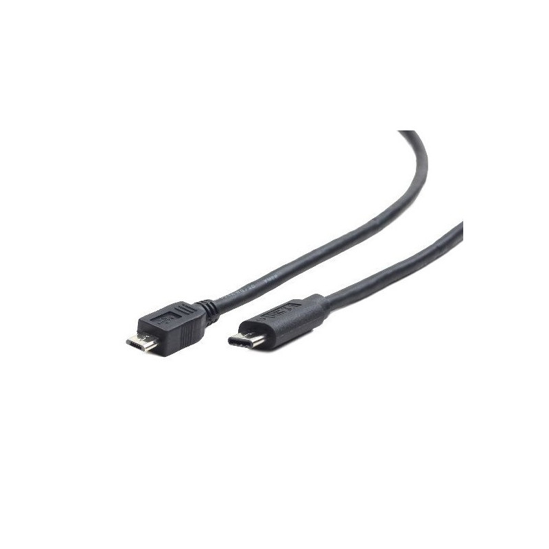 Câble CableXpert Micro USB 2.0 BM vers Type-C 1 m CCP-USB2-mBMCM-1M Câble CableXpert Micro USB 2.0 BM vers Type-C 1 m CCP-USB2-mBMCM-1M