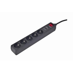 EnerGenie Parasurtenseur. 5 prises. 1.5 m. noir - SPG5-C-5
