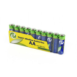 EnerGenie paquet de 10 Piles super alkalines AA.  EG-BA-AASA-01