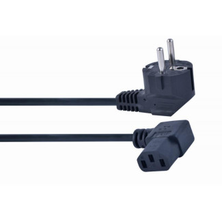 Câble CableXpert IEC Testé VDE Connecteur coudé de 1.8 m PC-186A-VDE