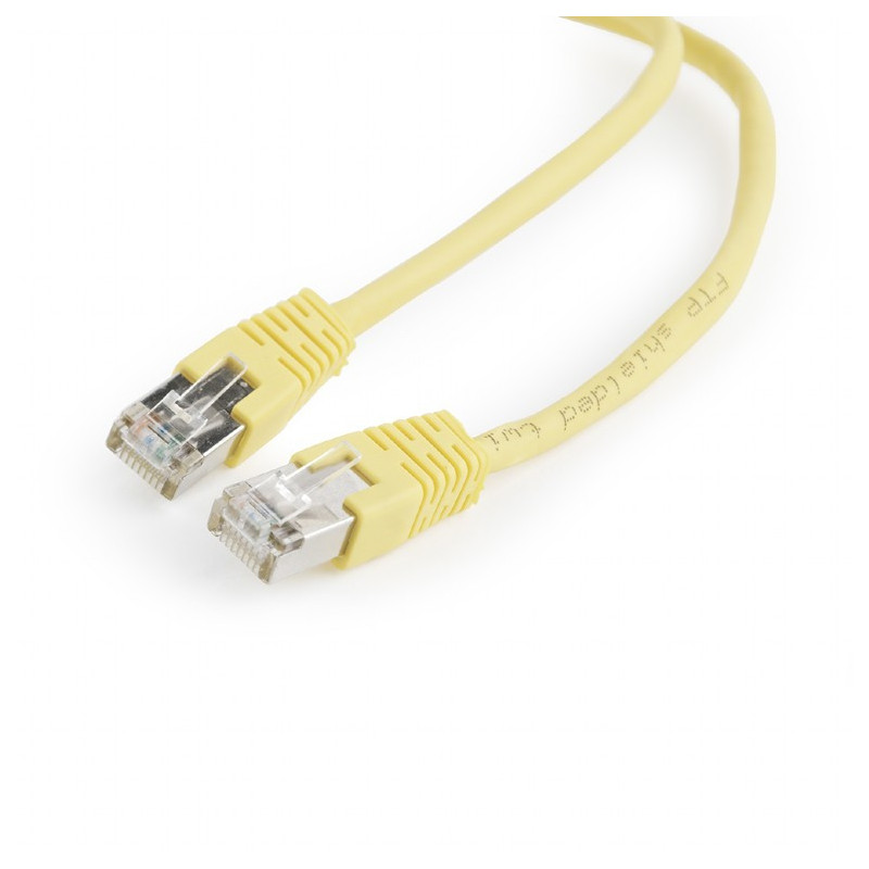 CableXpert FTP Cat5e câble patch jaune 1 m PP22-1M / Y CableXpert FTP Cat5e câble patch jaune 1 m PP22-1M / Y