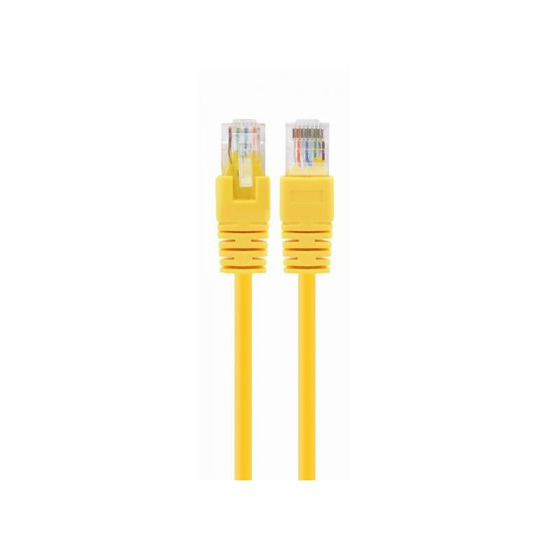 CableXpert CAT5e Câble patch UTP jaune 1m PP12-1M / Y CableXpert CAT5e Câble patch UTP jaune 1m PP12-1M / Y
