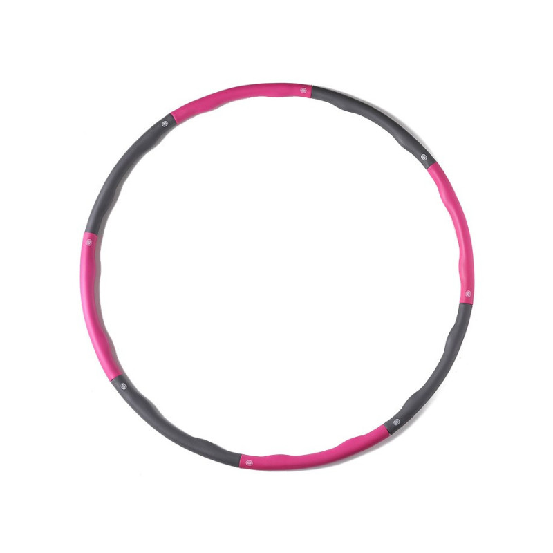 Hula Hoop en mousse 95cm (Rose-Gris) 8 pièces Hula Hoop en mousse 95cm (Rose-Gris) 8 pièces
