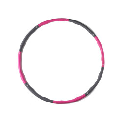 Hula Hoop en mousse 95cm (Rose-Gris) 8 pièces