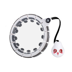 Adjustable Smart Hula Hoop (White-Grey)