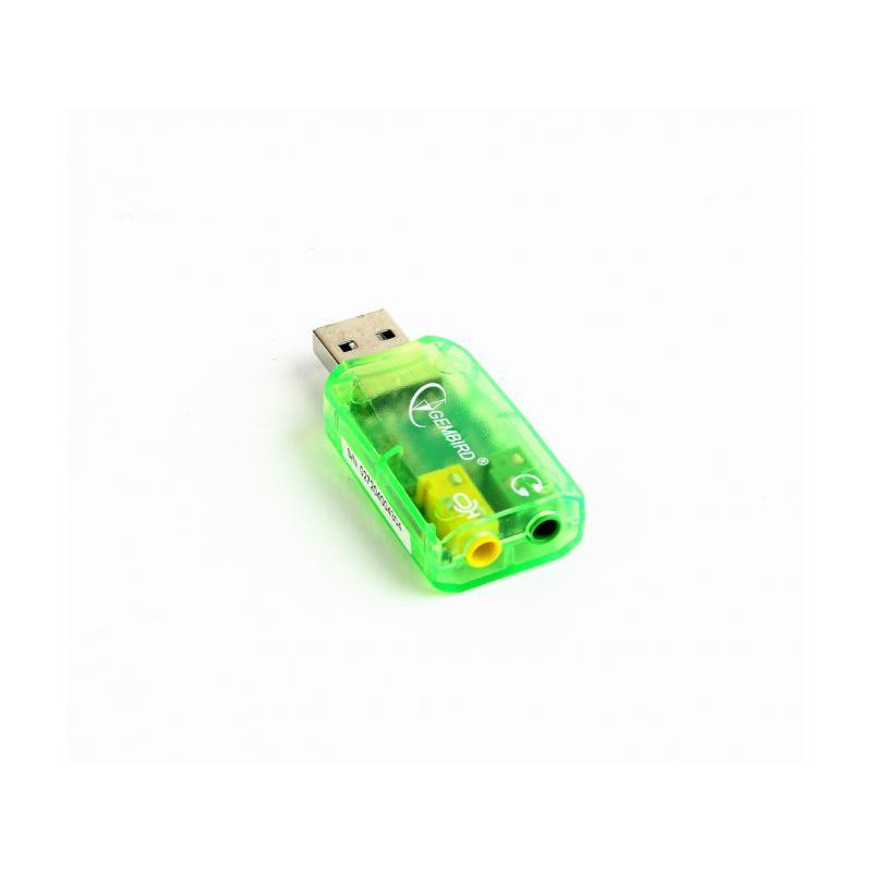 Gembird USB Soundkarte \'Virtus Plus\' SC-USB-01 Gembird USB Soundkarte \'Virtus Plus\' SC-USB-01