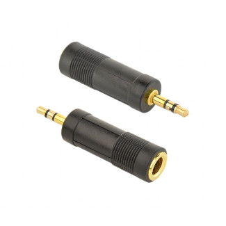 Adaptateur audio CableXpert 6.35mm vers 3.5mm A-6.35F-3.5M