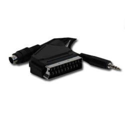 CableXpert prise SCART vers S-Vidéo + câble audio de 5 mètres - CCV-4444-5M