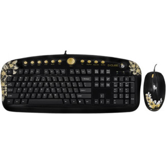 G-Cube Multimedia Golden Sunset Keyboard Mouse Desktop Set A4-GKSA