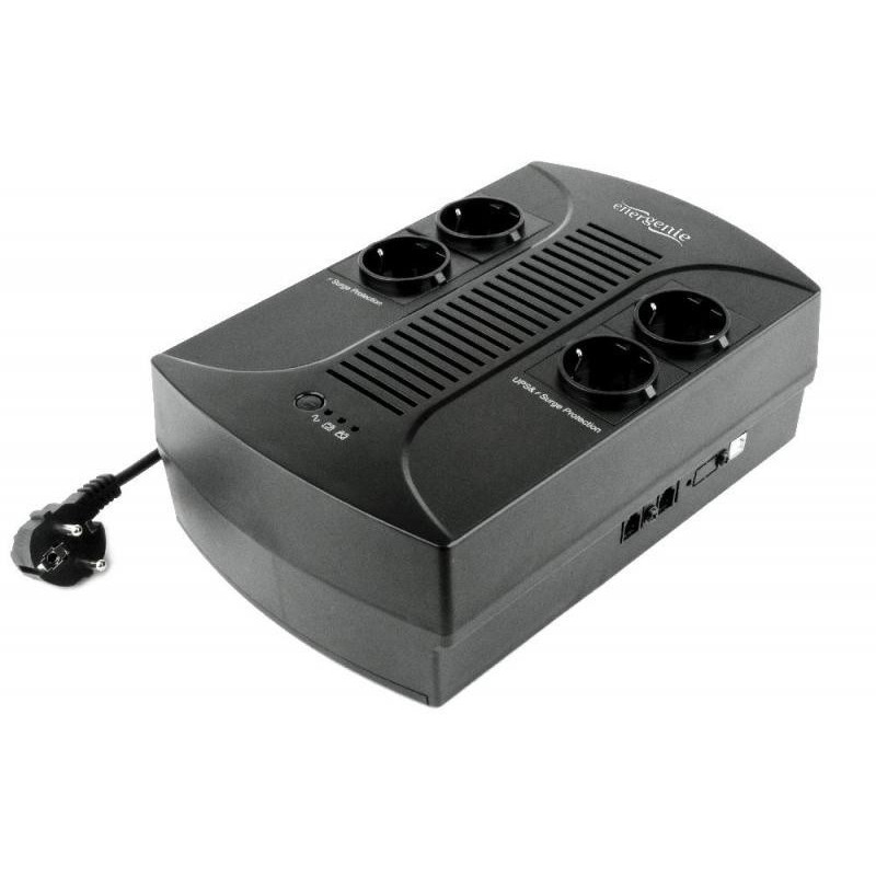 EnerGenie Onduleur avec AVR. 650 VA - EG-UPS-001