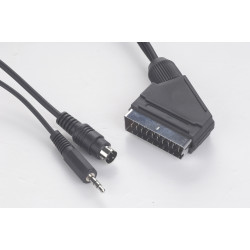 CableXpert prise SCART vers S-Vidéo + câble audio 15 mètres CCV-4444-15M
