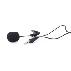 Gembird Microphone 3.5 mm à clipser. noir - MIC-C-01