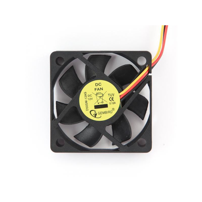 Gembird Ventilateur de refroidissement de 50 mm. 12 V - D50SM-12AS Gembird Ventilateur de refroidissement de 50 mm. 12 V - D50SM-12AS