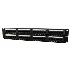 Panneau de brassage CableXpert Cat.5E 48 ports avec gestion de câbles arrière. NPP-C548CM-001