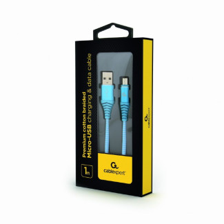 Câble de chargement et de données CableXpert Micro-USB. 1 m CC-USB2B-AMmBM