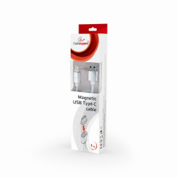 CableXpert Câble USB Type-C avec connecteur magnétique 1m CC-USB2-AMUCMM-1M