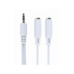 CableXpert Câble répartiteur audio 3.5 mm 10 cm CCA-415W