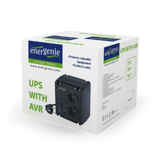 EnerGenie Régulateur et stabilisateur automatique de tension CA. LED. 220 V CA. 500 VA - EG-AVR-0501