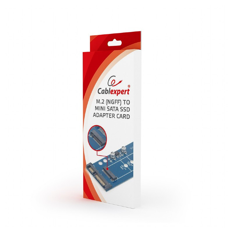 Carte adaptateur CableXpert M.2 NGFF vers Micro SATA 1.8 SSD EE18-M2S3PCB-01