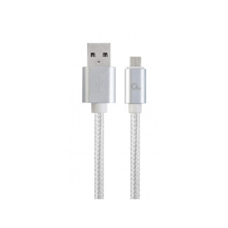 CableXpert Câble micro-USB 1.8 m Argenté CCB-mUSB2B-AMBM-6-S
