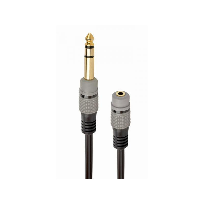 Adaptateur audio CableXpert 6.35 mm vers 3.5 mm A-63M35F-0.2M Adaptateur audio CableXpert 6.35 mm vers 3.5 mm A-63M35F-0.2M