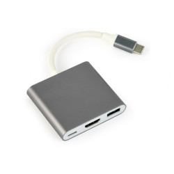 Adaptateur multiple USB Type-C CableXpert A-CM-HDMIF-02-SG