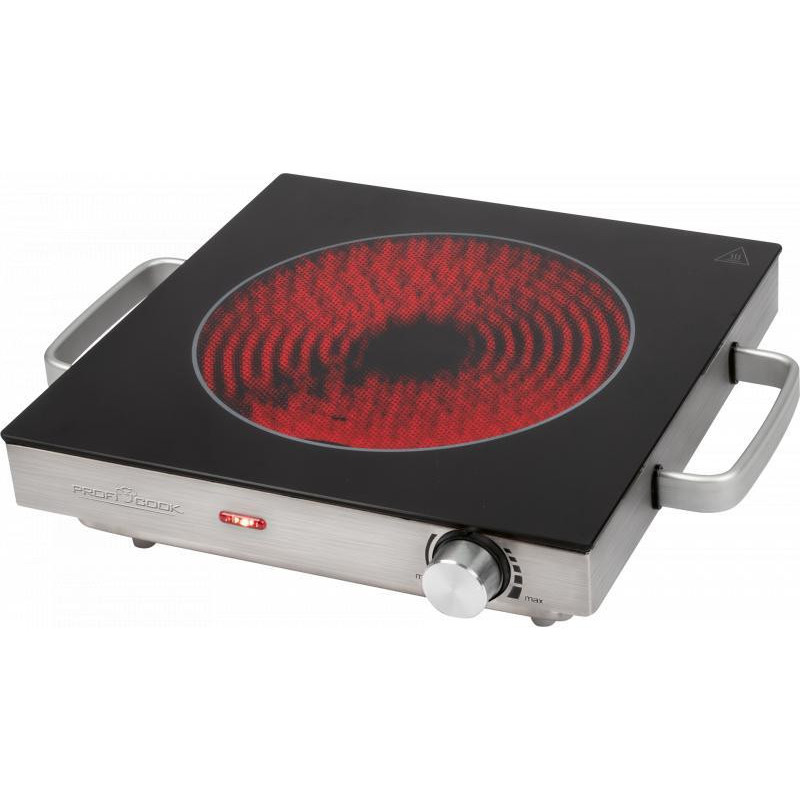 ProfiCook Infrared Single Hotplate PC-EKP 1210 (Stainless Steel)