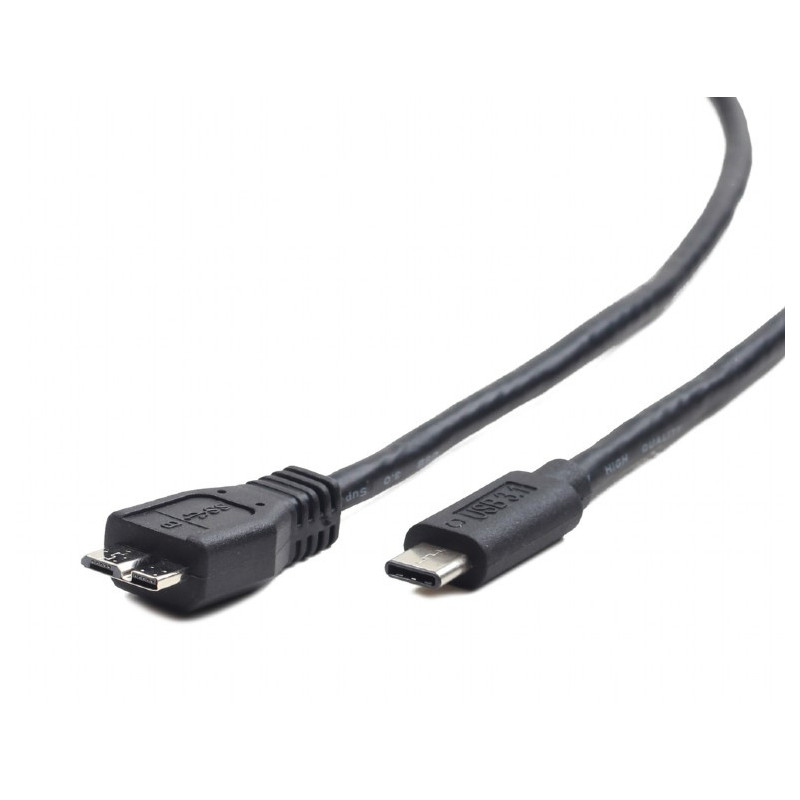 Câble CableXpert USB 3.0 AM Type-C (Micro BM / CM) 1 m CCP-USB3-mBMCM-1M Câble CableXpert USB 3.0 AM Type-C (Micro BM / CM) 1 m CCP-USB3-mBMCM-1M