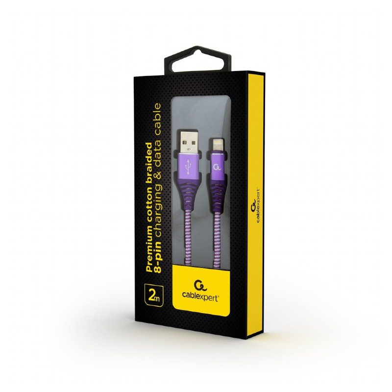 Câble CableXpert 8 broches 2m CC-USB2B-AMLM-2M-PW