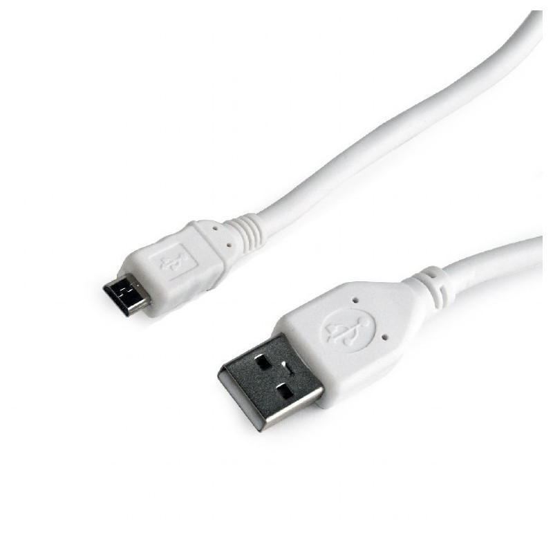 CableXpert Câble Micro-USB 1 m couleur blanc CCP-mUSB2-AMBM-W-1M CableXpert Câble Micro-USB 1 m couleur blanc CCP-mUSB2-AMBM-W-1M