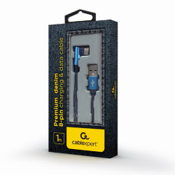 CableXpert Câble USB Type-C 1.8 m CC-USB2J-AMCML-1M-BL