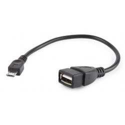CableXpert Câble adaptateur USB OTG AF vers Micro BM 0.15 m A-OTG-AFBM-03