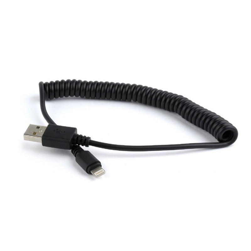 Câble USB Lightning torsadé CableXpert 1.5m CC-LMAM-1.5M