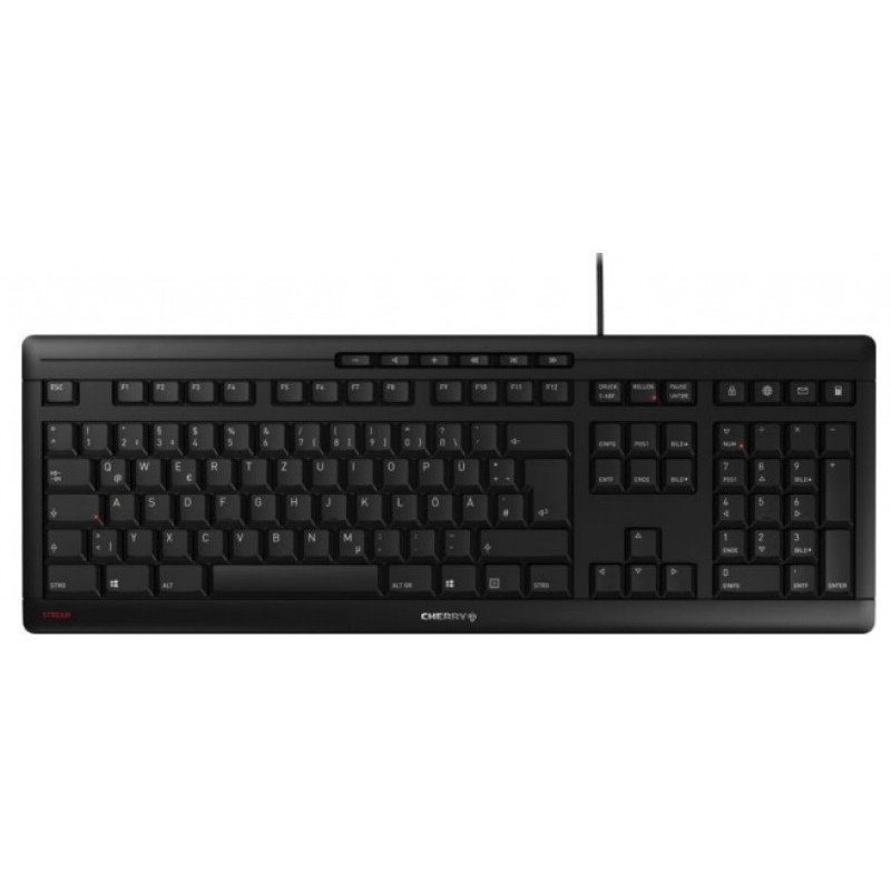 Cherry Keyboard - USB - Clavier mécanique - QWERTZ - Noir JK-8500DE-2