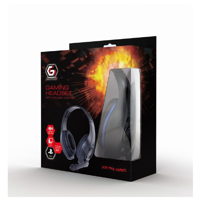 Gembird GMB Casque micro-audio pour gamer GHS-05-B