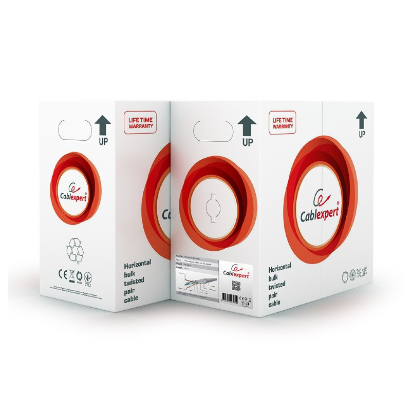 CableXpert CAT5e FTP LAN câble solide 100m FPC-5004E-SO / 100C CableXpert CAT5e FTP LAN câble solide 100m FPC-5004E-SO / 100C